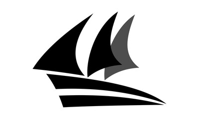 icon ship logo design
