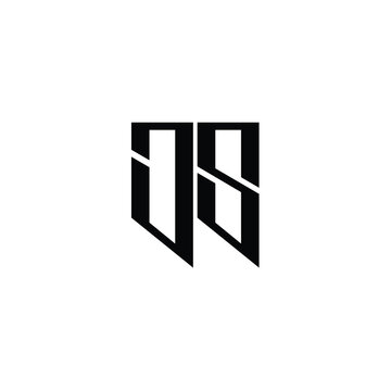 JS monogram logo design letter text name symbol monochrome logotype alphabet character simple logo