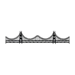 A simple outline of a bridge gradually transforming into a fantastical, surreal structure.
