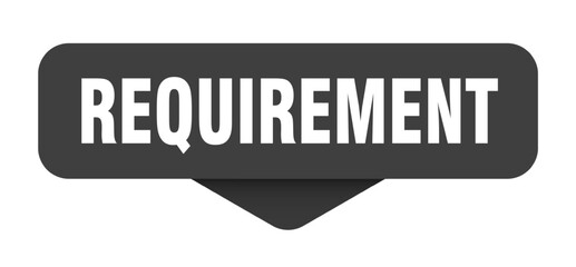 Obraz premium requirement sticker. requirement sign on transparent background