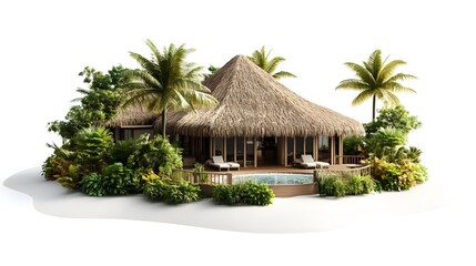 Stunning Modern Luxury Homes with Minimalist Designs In White Background