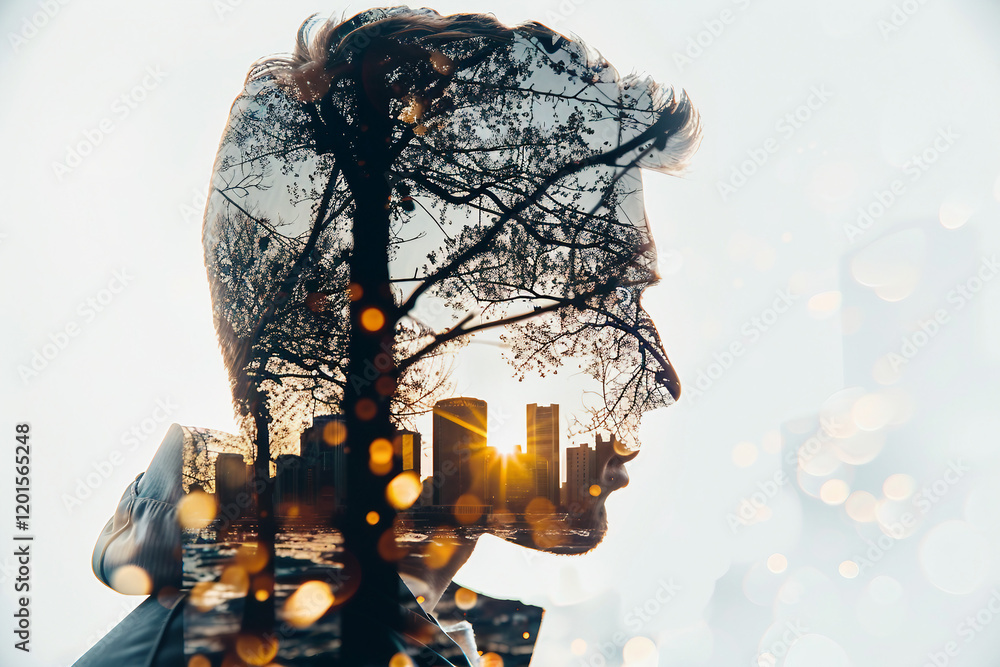 Poster concept of person and profession generative ai image