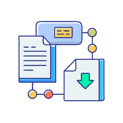 file sharing icon, file sharing vector illustration-simple illustration of file sharing, perfect for file sharing logos and themed design 