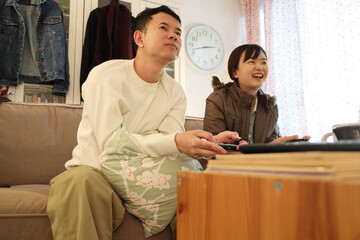 Obraz premium Gaming with Friend