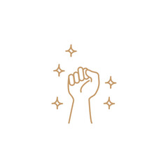 Fight, Lgbt, rainbow icon. Element of gender Identity icon. Thin line icon for website design and development, app development. Premium icon