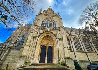  Church of our lady of victories at the sablon in Brussels, Belgium