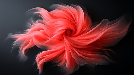 Create an abstract painting with swirling pink and red patterns. Ultra-Realistic, Photo Realistic, highly detailed, 