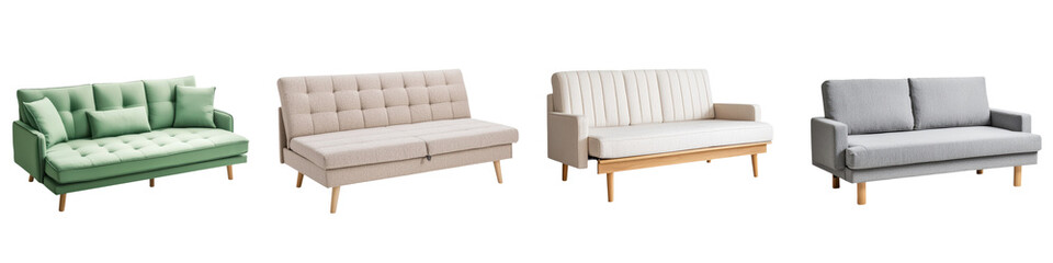 Obraz premium Assorted Stylish Sofas for Modern Living Room Interiors