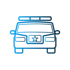 Cop icon design template