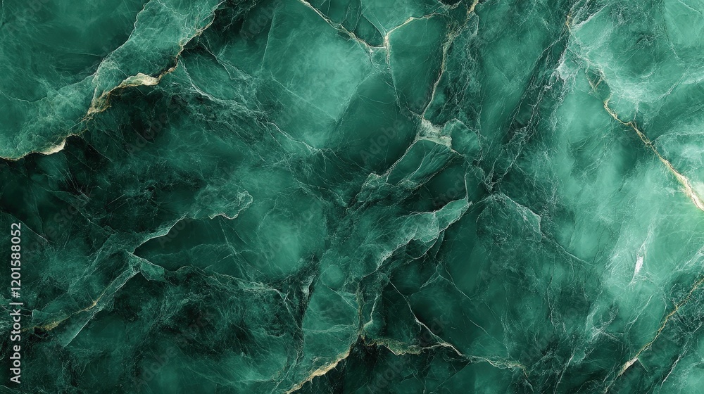 Poster elegant seamless pattern with dark green marble texture ideal for background or design projects