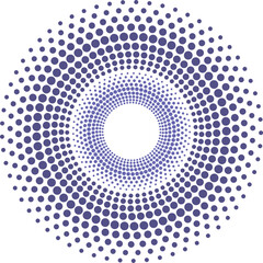 Scattered centered rounds holiday shawl background