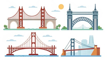 Cartoon landscape background