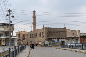 Side street in city centre, Basrah, Iraq
