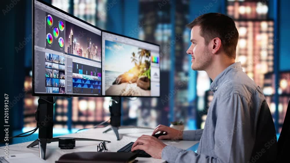 Poster Video Editor Using Software For Edit