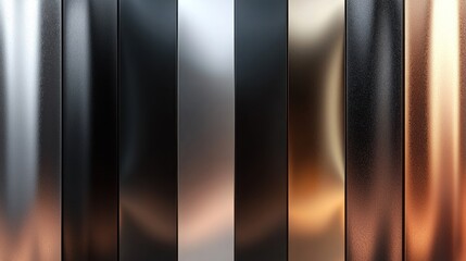 Abstract Metallic Textures: A Symphony of Polished and Brushed Metals