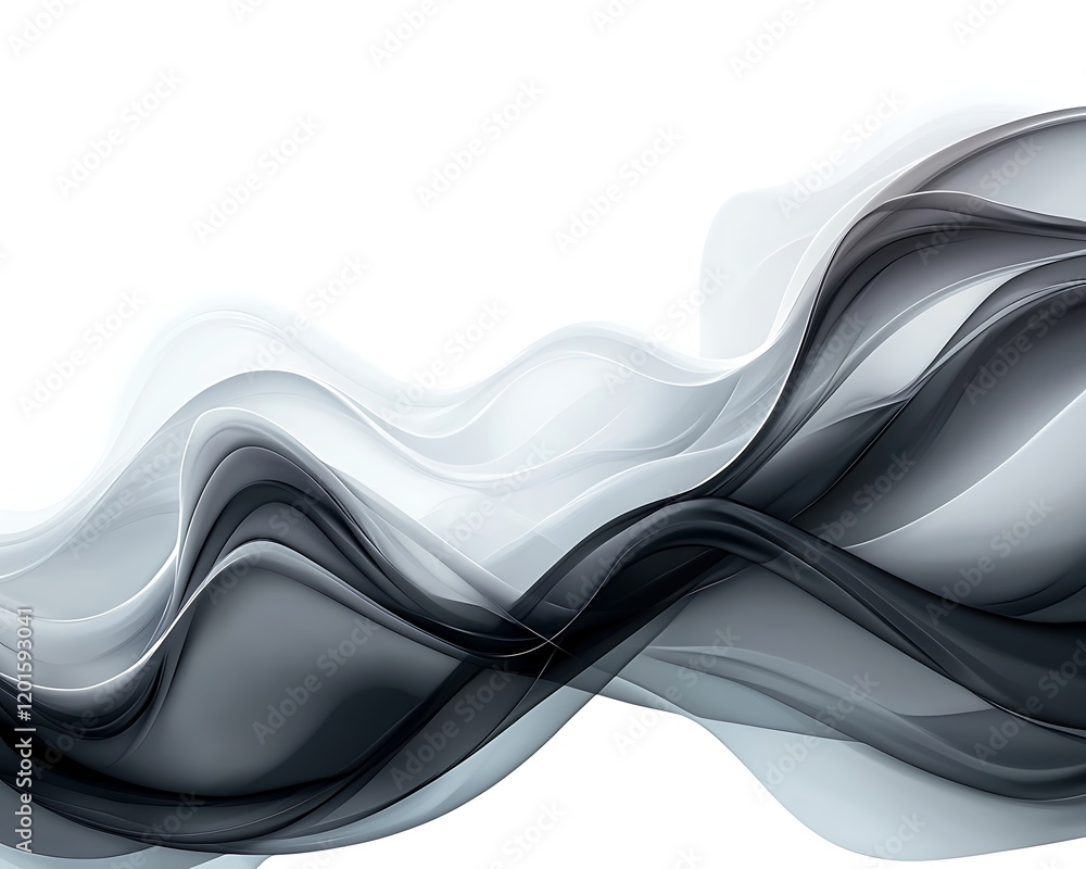 Poster abstract liquid texture highlighting smooth flowing forms