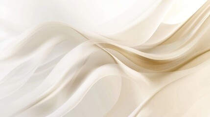 Fototapeta premium Abstract Cream Silk Fabric