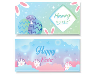 Playful Pastel Easter Bunny Design