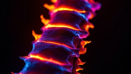 Abstract Fire and Ice: An ethereal, abstract composition of vibrant, iridescent hues that evoke...