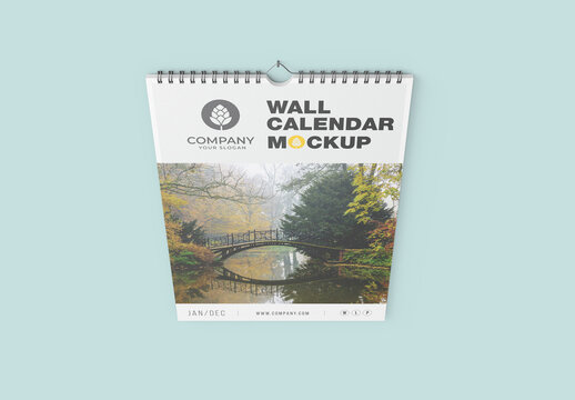 Wall Calendar Mockup