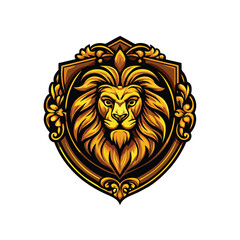 Design a luxurious gold-themed logo for a financial investment company. The logo should evoke feelings of wealth, security, and trust.