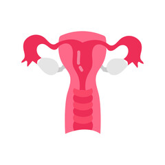Uterus Flat Icons, Vector illustration