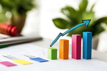 Innovative startup planning financial growth goals on a whiteboard with sticky notes and markers