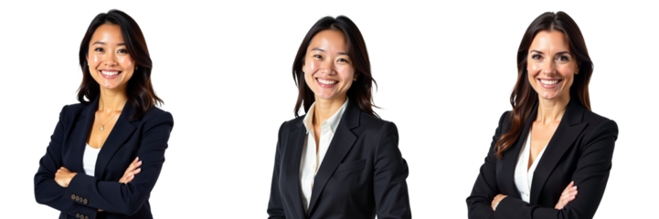 A Professional And Confident Woman In A Suit Smiles Brightly Against A Simple White Background With Nothing Else Present. 00001