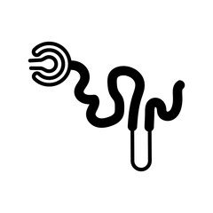 Obraz premium Nefron Glyph Icon, Vector illustration