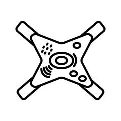 Connective Tissue Outline Icon, Vector illustration