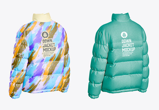 Down Jacket Mockup