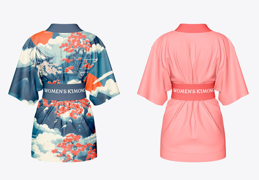 Women's Kimono Mockup