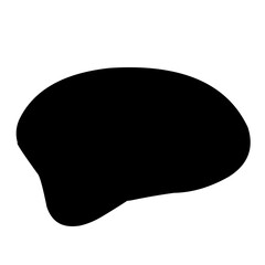 Modern liquid irregular blob shape abstract elements graphic flat style design fluid vector illustration 