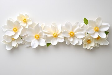 plant and flower springtime blossoms delicate petals against a neutral backdrop