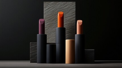 Elegant Crystal Themed Lipsticks Displayed Aesthetically