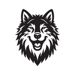 wolf black silhouette 