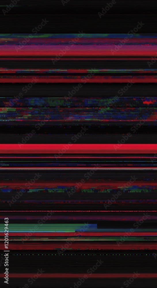 Poster digital grain texture overlay effect. visual video effects stripes background, glitch noise static t