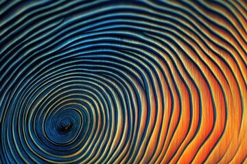 Colorful Abstract Spiral Pattern with Radiating Lines - Ideal for Artistic Backgrounds or Design Inspiration