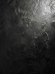 Fototapeta premium rough texture, appearing almost black or dark grey, with subtle highlights reflecting the heat and brightness