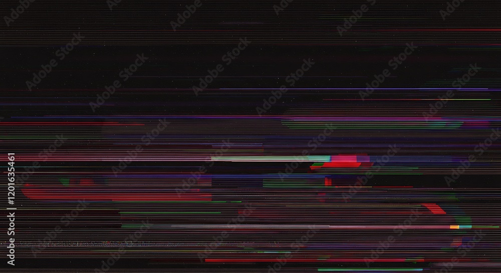Poster digital grain texture overlay effect. visual video effects stripes background, glitch noise static t