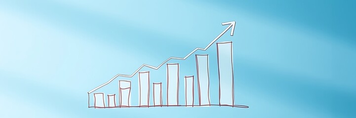 Abstract financial background