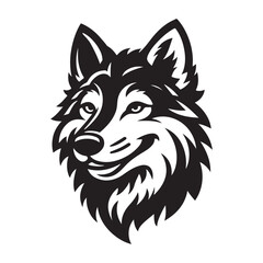 wolf black silhouette 