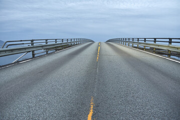 Naklejka premium Die Atlantikstraße in Norwegen 