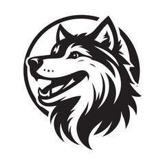 wolf black silhouette 