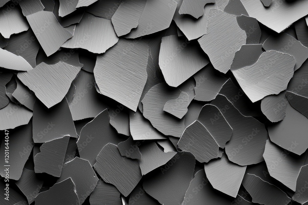 Poster high-resolution electron microscopy image capturing the texture of different materials
