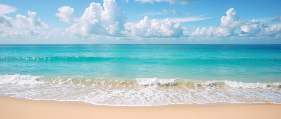 Fototapeta premium beach and sea, simple beauty