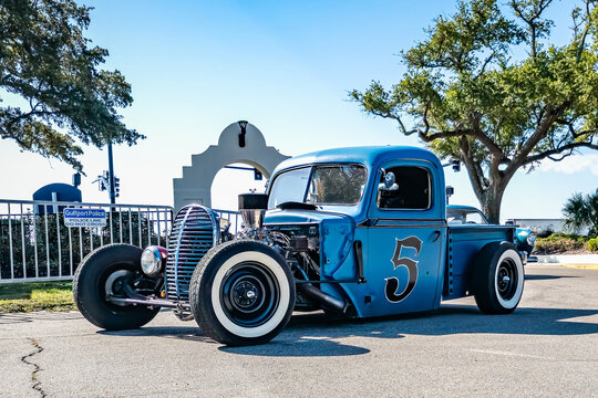 Customized 1938 Ford Hot Rod Pickup Truck