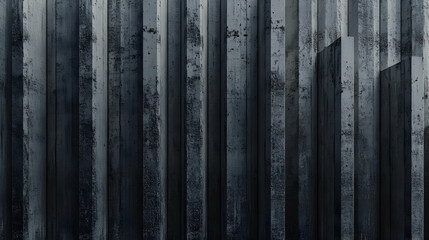 Fototapeta premium Abstract dark grey concrete texture background. Vertical lines and weathered surface. Ideal for design and architectural projects.