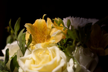 Fleur dans un bouquet au couleurs automnal 3