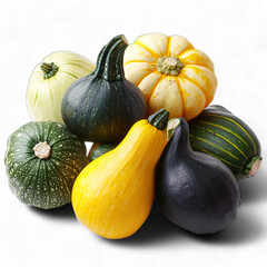 pumpkins on a white background on transparent background png